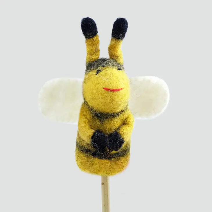 Magic Meadow Collection: Little Bee Felt Finger Puppet