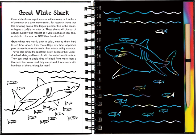 Scratch & Sketch™ Sharks (Trace Along)