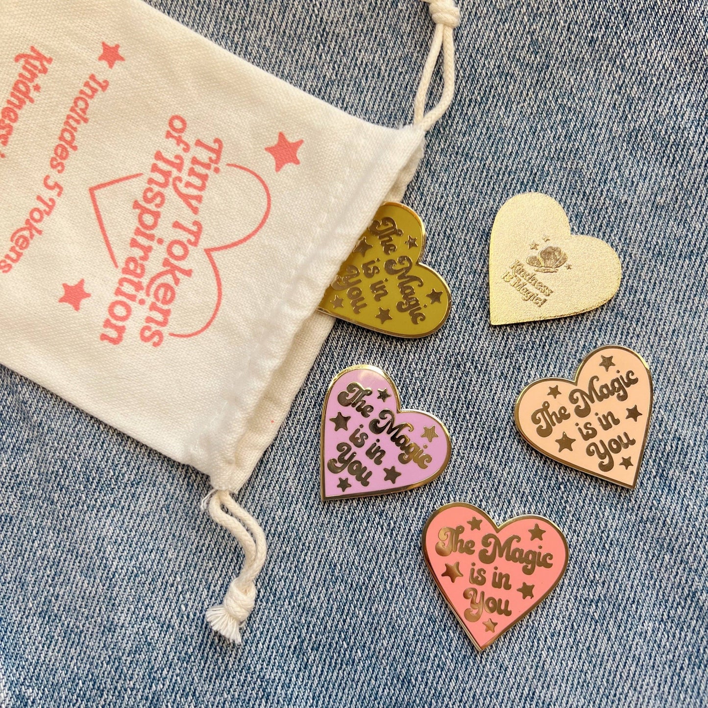 Inspiration Tokens - The Magic is in You Hearts