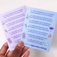Positive Reminders Magnets in Sky Blue