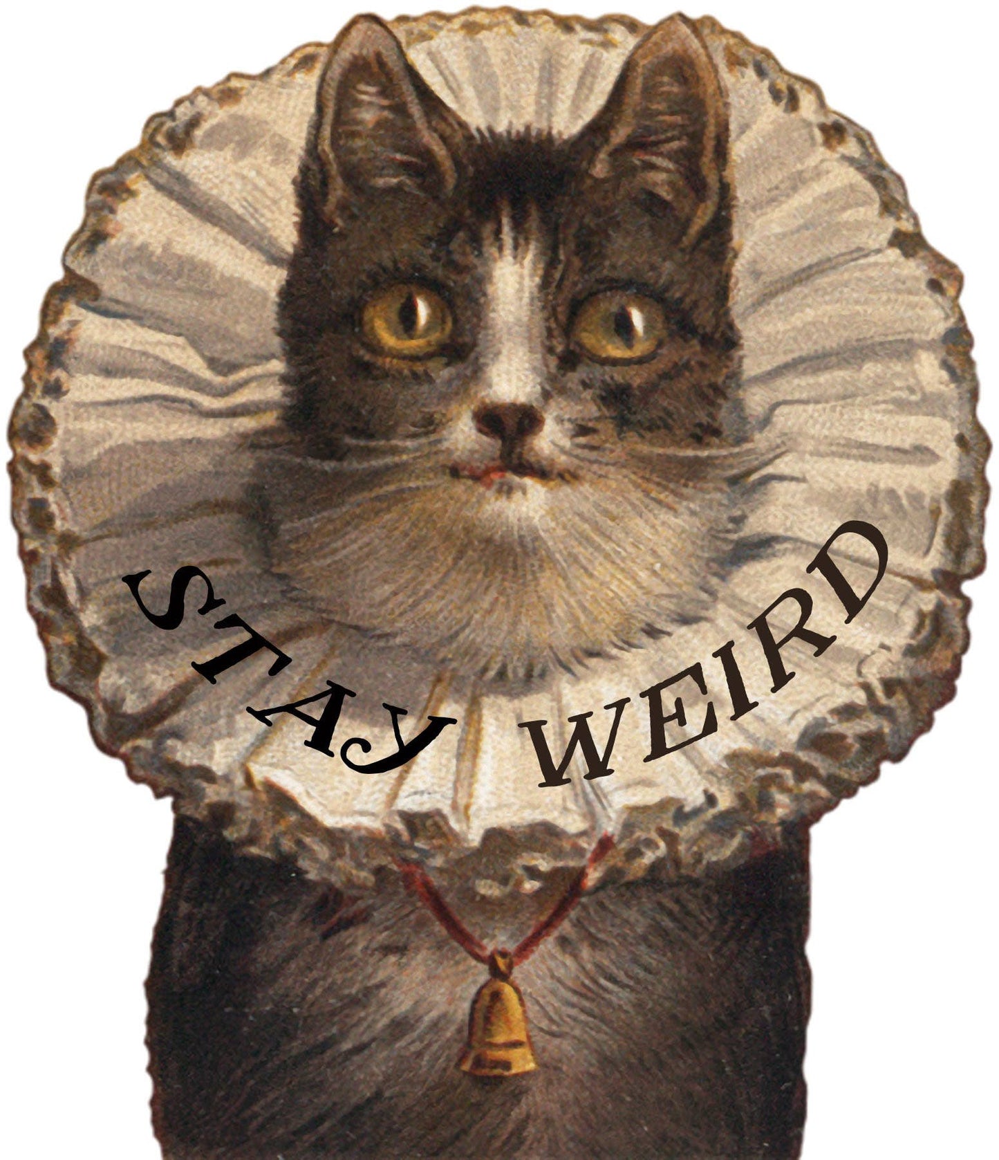 "Stay Weird Kitty" Sticker