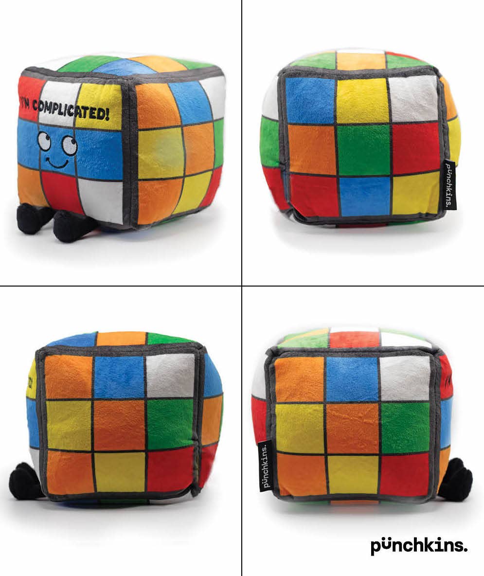 "I'm Complicated" Puzzle Cube Plushie