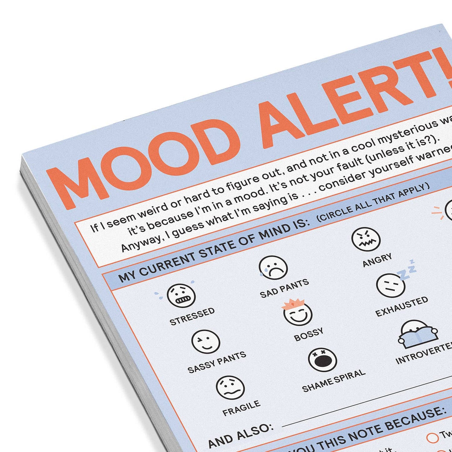 Today's Mood Nifty Note (Pastel Version)