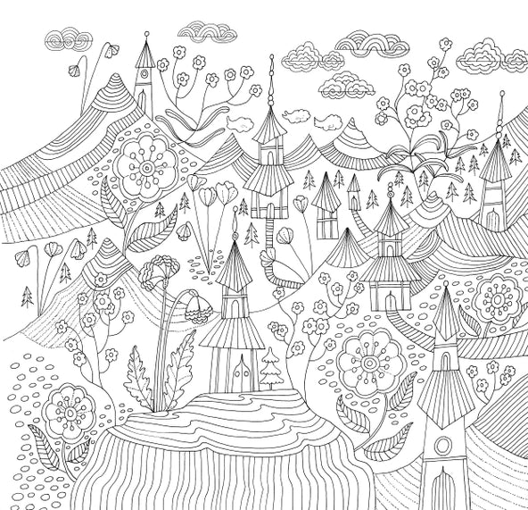 Zen Garden Coloring Book
