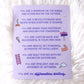 Positive Reminders Magnets in Sky Blue
