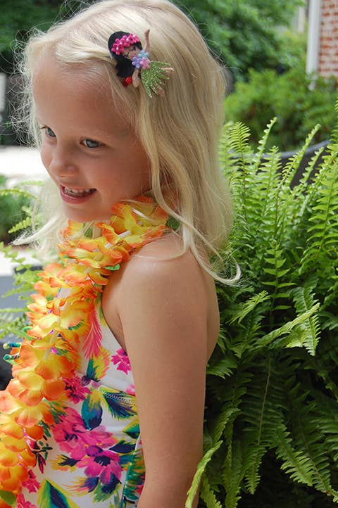 Hula Girl Hair Clip