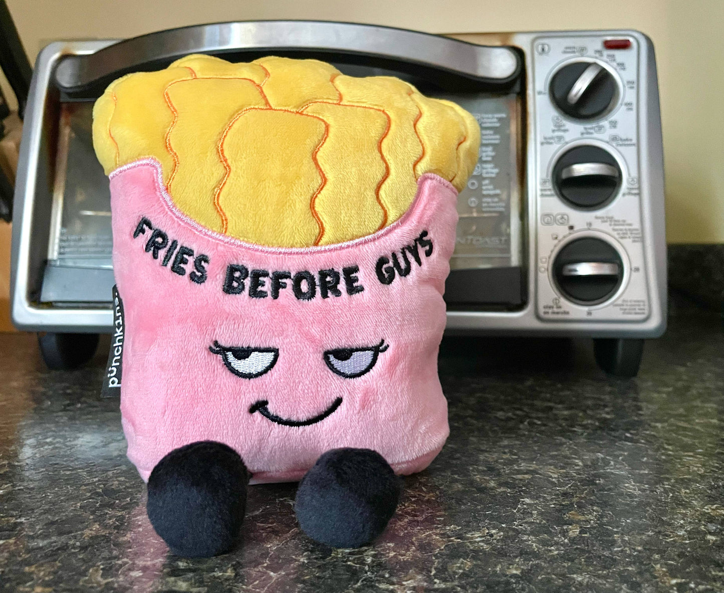 Cute Fries Plushie "Fries Before Guys"