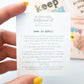 Floral Semicolon Temporary Tattoos (2 Pack)