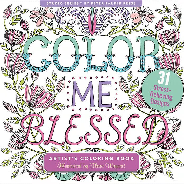 Color Me Blessed Artist's Coloring Book
