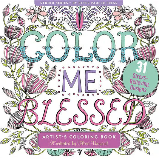 Color Me Blessed Artist's Coloring Book