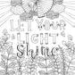 Color Me Blessed Artist's Coloring Book