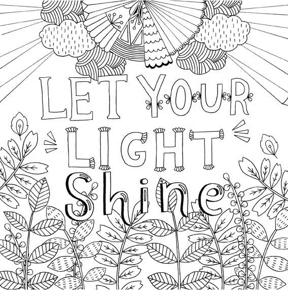 Color Me Blessed Artist's Coloring Book