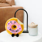 Cute Pink Donut Plushie
