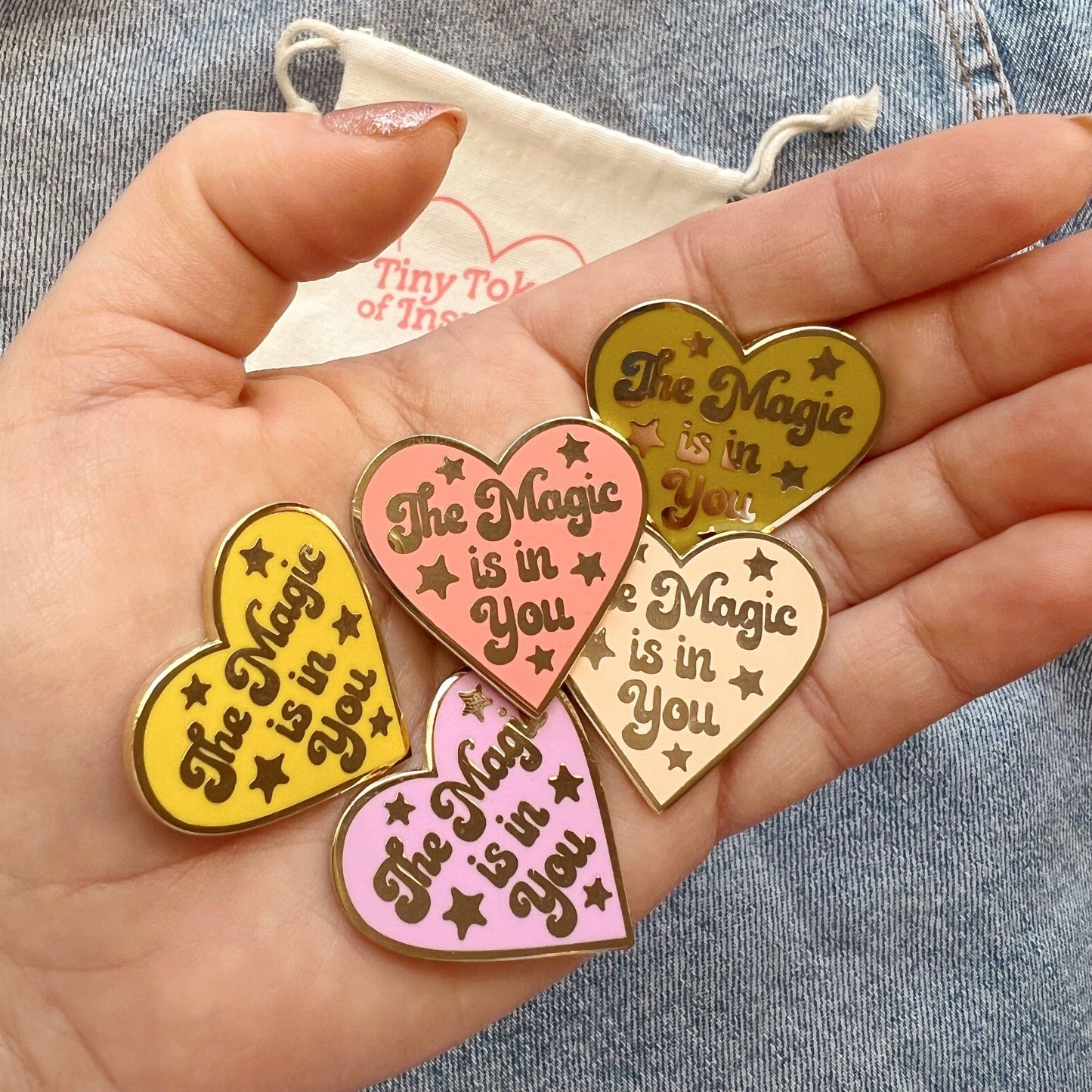 Inspiration Tokens - The Magic is in You Hearts