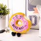 Cute Pink Donut Plushie