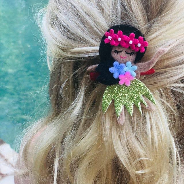 Hula Girl Hair Clip