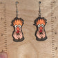 Muppets Beaker Hand Painted Wood Dangle Earrings