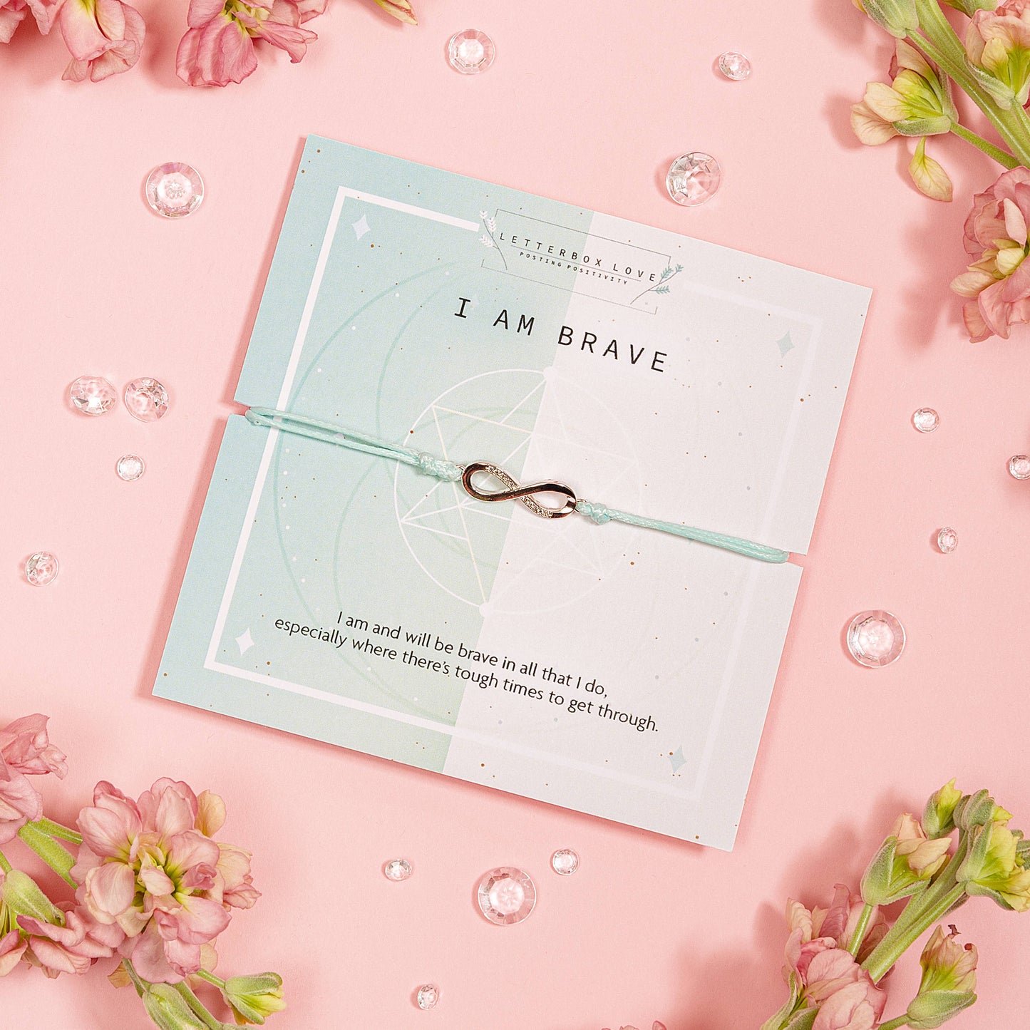 Letterbox Love Bracelet: I am Brave Affirmation