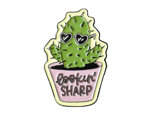 You are "Lookin' Sharp" Enamel Pin