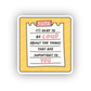 It's Okay Vinyl Sticker