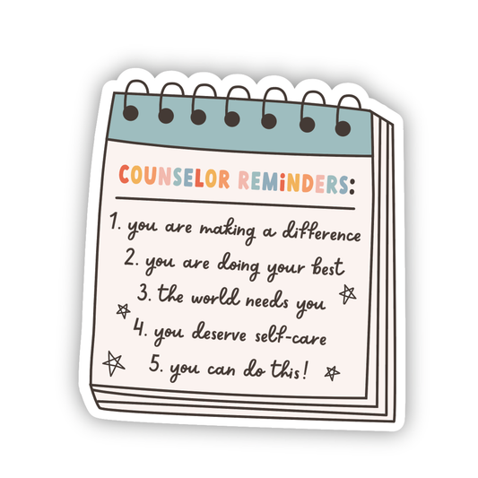 Counselor Vinyl Sticker