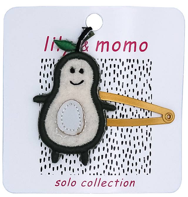 Avocado Pal Solo Hair Clip- Green