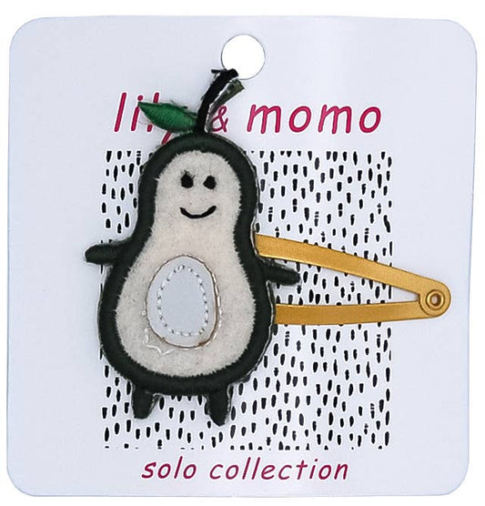 Avocado Pal Solo Hair Clip- Green