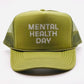 Mental Health Day Hat in Kelly Green