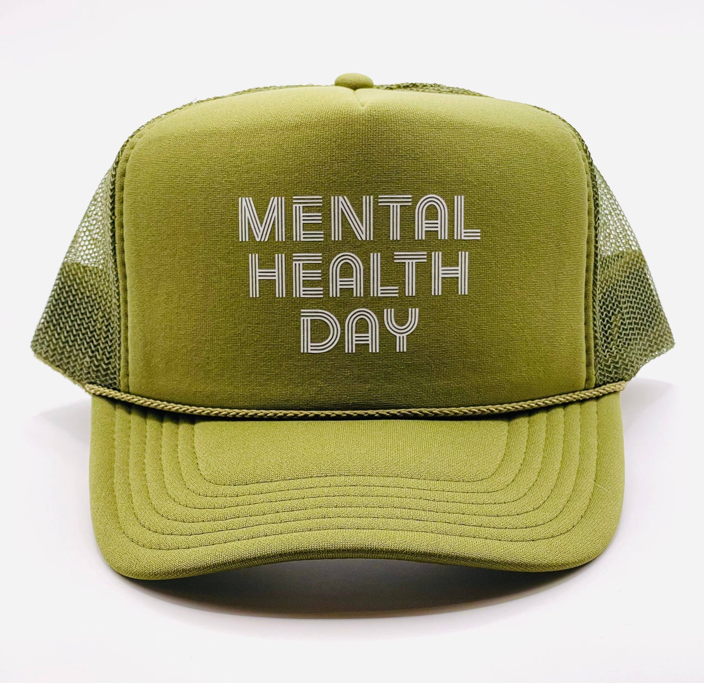 Mental Health Day Hat in Kelly Green