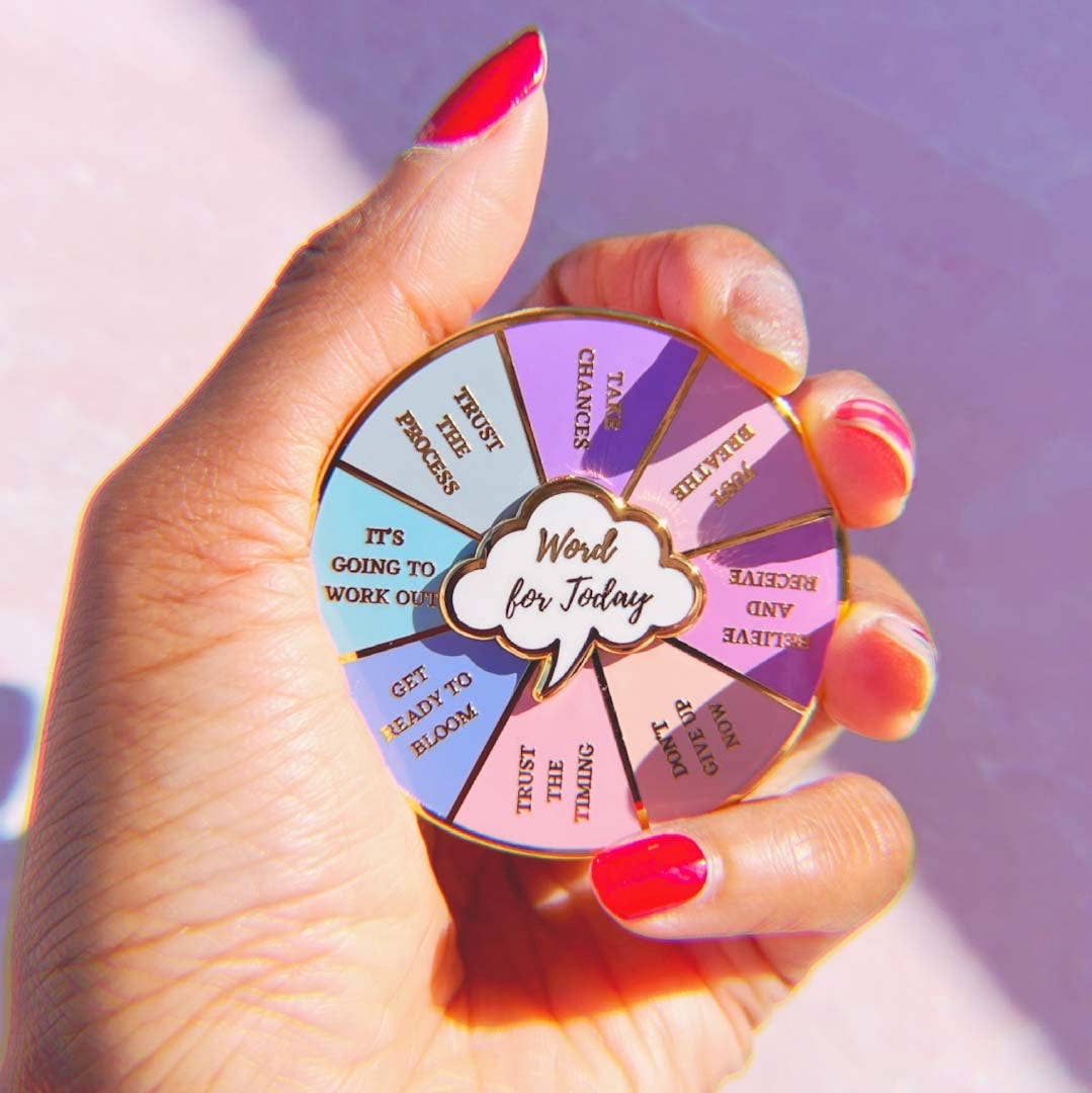 Word for Day Enamel Pin
