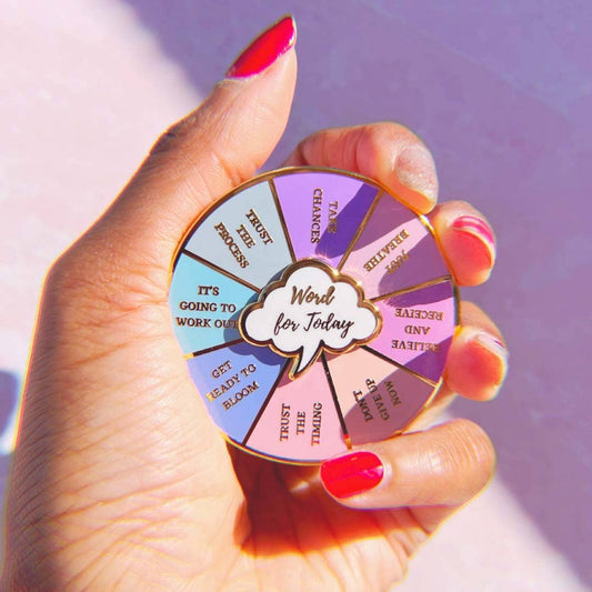 Word for Day Enamel Pin