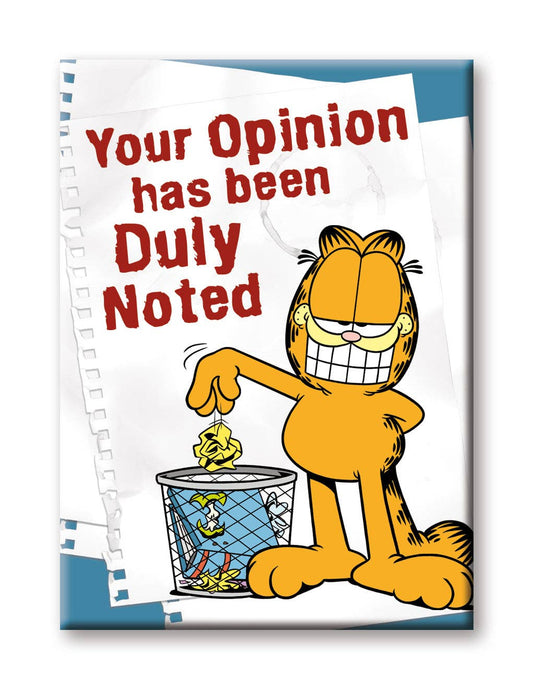 Garfield Opinion 2.5" x 3.5" Flat Magnet