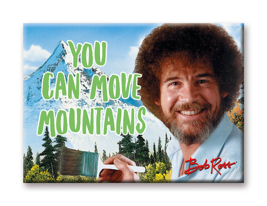 Bob Ross Mountains 2.5" x 3.5" Flat Magnet
