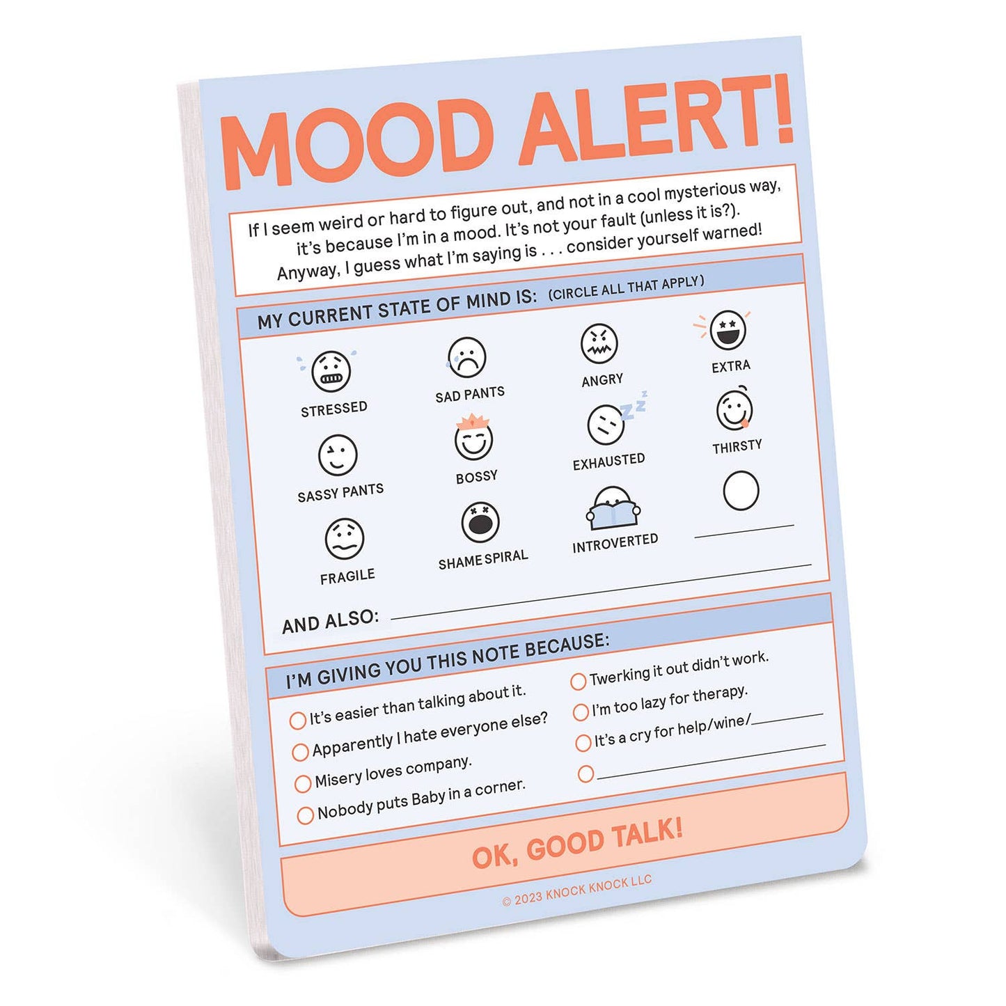 Today's Mood Nifty Note (Pastel Version)