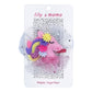 Pastel Unicorn Hair Clip- Pink