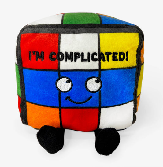 "I'm Complicated" Puzzle Cube Plushie