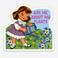 "Ask Me About My Plants" Sticker